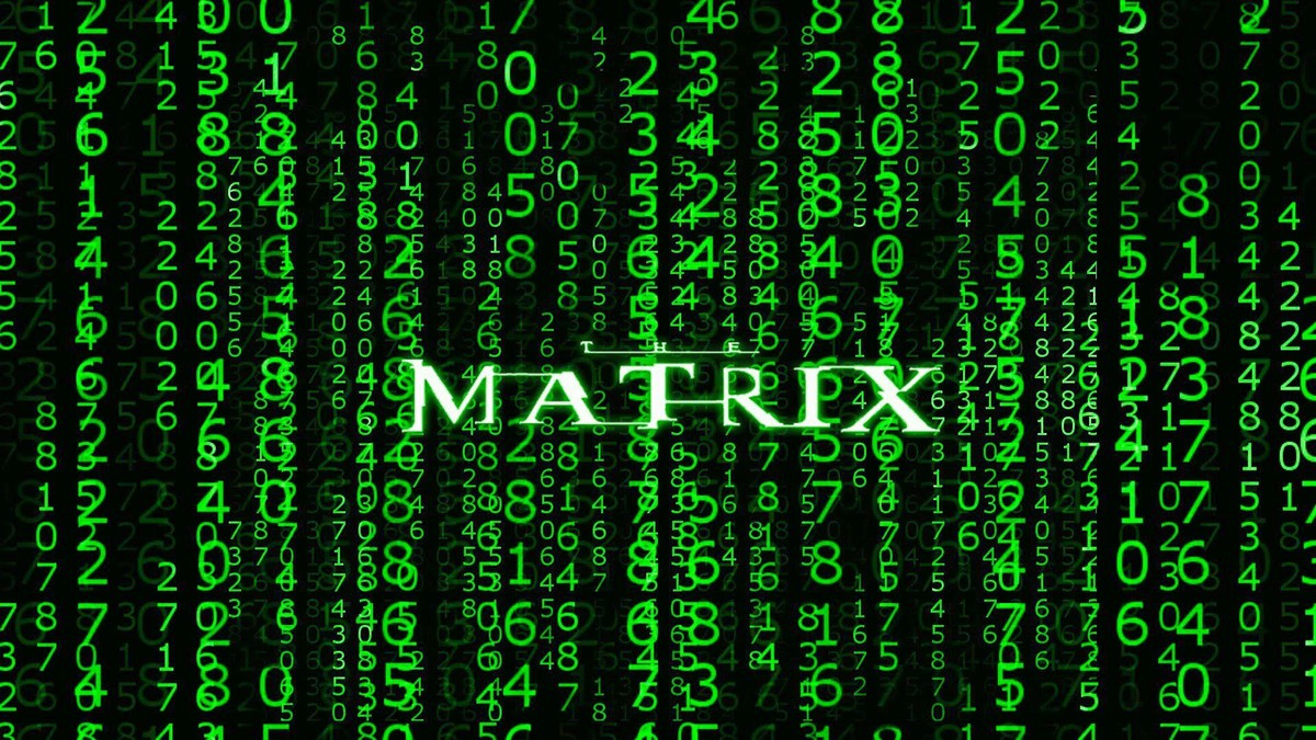 A scene from The Matrix film